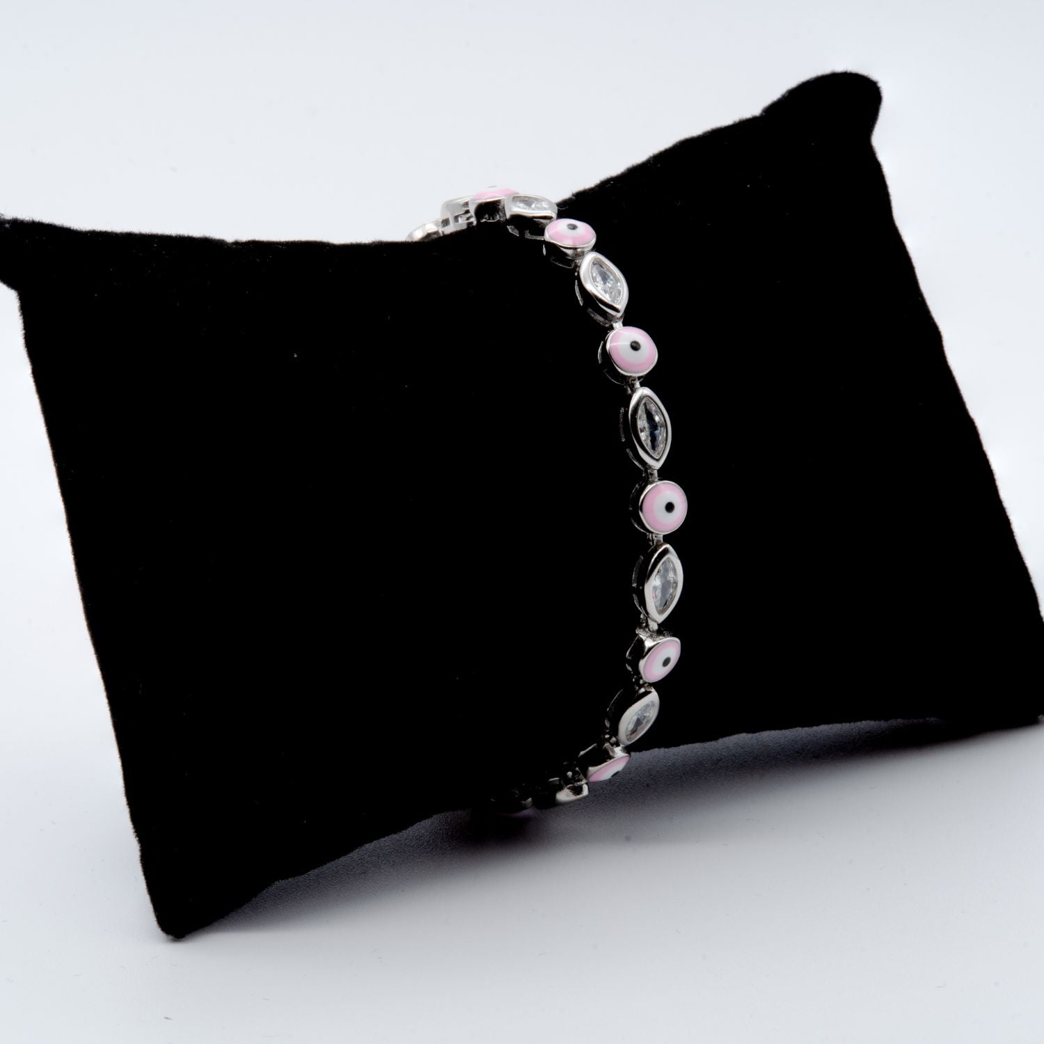 Evil Eye Pink Bracelet